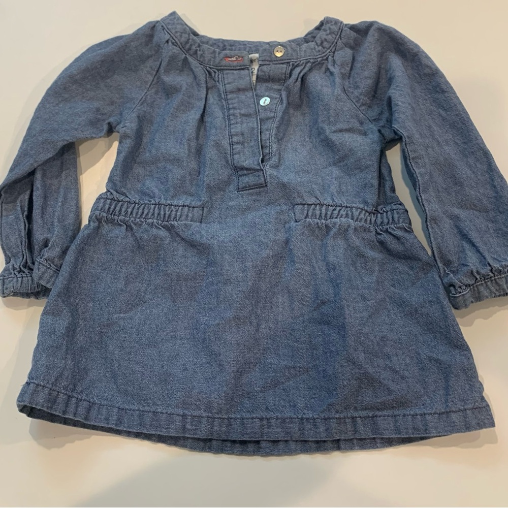 6/$20 Carter's Classic Blue Denim Dress